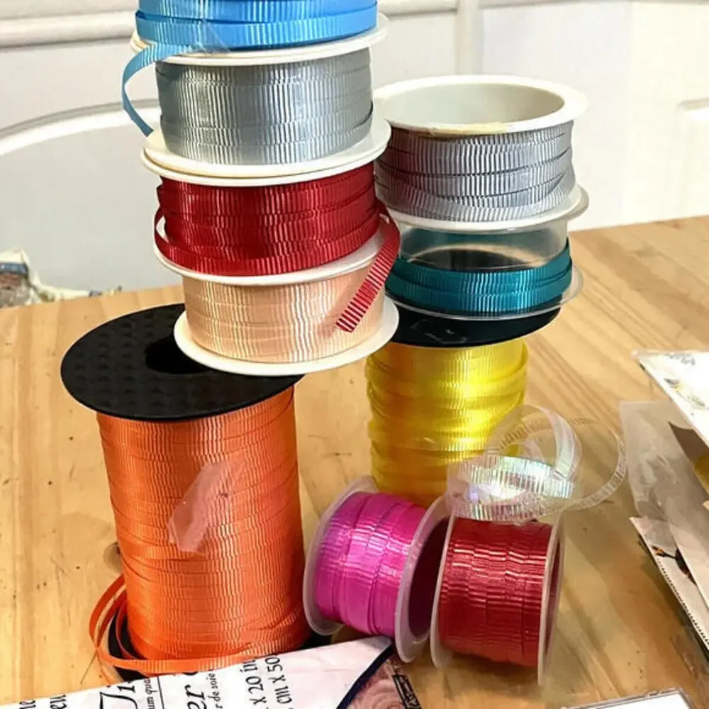 8 POUNDS Vintage Gift Wrap Wrapping Paper Curling Ribbon All‎ Occasions Huge Lot